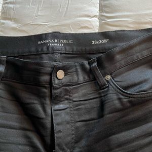 Banana Republic Traveler Jeans- Black Size 38x30